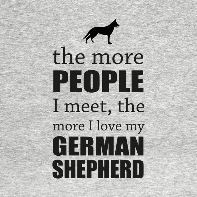 The More People I Meet - German Shepherd by veerkun